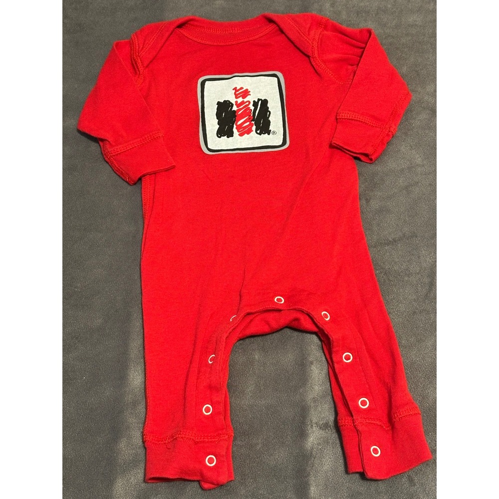 Case International Harvester Infant Red Long Sleeve Romper 6M